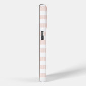 Bride and Groom Matching Peach Plaid Phone Case (Rückseite / Rechts)