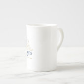 Bride And Groom Monogram Names Elegant Weeding Porzellantasse (Vorderseite Rechts)