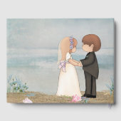 Bride and Groom on a Beach Gästebuch (Rückseite)