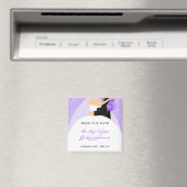 Bride and Groom Save the Date Magnete Magnet (In Situ (Geschirrspüler))