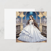 Bride Anime Einladung (Vorne/Hinten)