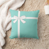 BRIDE Aquamarin Blue Just Married We Do Kissen (Decke)