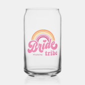 Bride Babe Bachelorette Individuelle Name Dosenglas (Vorderseite)