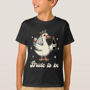 Bride Babe Brautparty Wedding Albern Gänsebride T-Shirt