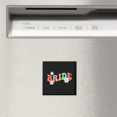 Bride Babe Bridesmaid Groovy Junggeselinnen-Abschi Magnet (In Situ (Geschirrspüler))