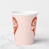 Bride Babe Individuelle Name Paper Cup Pappbecher (Rechts)