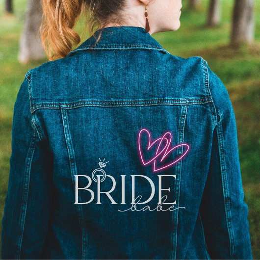 Bride Babe niedliche Frauenkollegen Jeansjacke