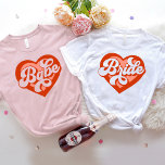 Bride Babe Tribe T - Shirt Bachelorette Retro T-Sh<br><div class="desc">Bride Babe T - Shirt Bachelorette Retro Bride T-Shirt Vintag Bride zu Bride's Maid BrideStamm</div>