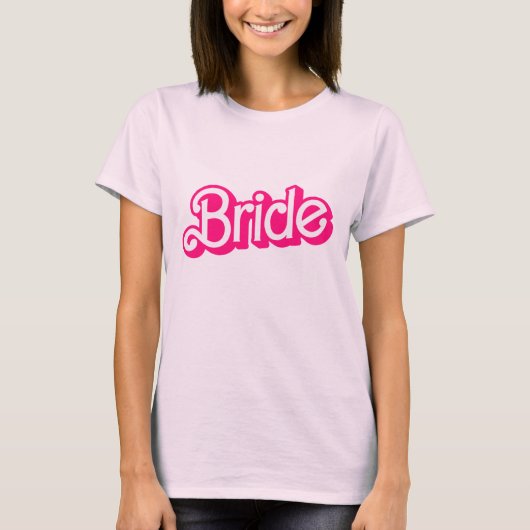 Bride Babe Tribe T-Shirt Bachelorette Retro Tee (Vorderseite)