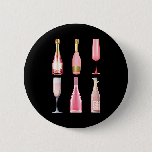Bride Bachelorette Matching Brautparty Bridesma Button (Vorderseite)