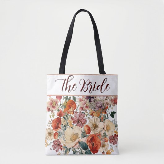 Bride Beautiful Elegante Tasche (Vorderseite)