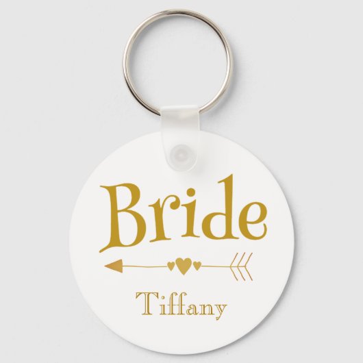 Bride Beautiful Wedding Memento Schlüsselanhänger (Vorderseite)