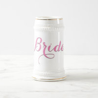 Bride Beer Stein, Bachelorette-Geschenk für Bride