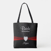 Bride - Black and Red Team Bride Tasche (Rückseite)