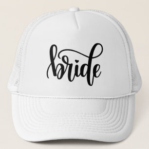 Bride Black Script Truckerkappe