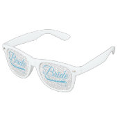 Bride Blüh Blue Partybrille (Schrägansicht)