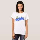 Bride Blume Bouquet Wedding Party T-Shirt (Vorne ganz)
