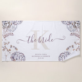 Bride Boho Strandtuch