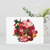 Bride Bouquet Einladung (Stehend Vorderseite)