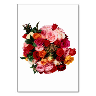 Bride Bouquet Tischnummer