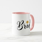Bride Brautparty Wedding Elegant Tasse (VorderseiteRechts)