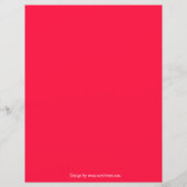 Bride Brautparty Word Game rote Rose Kleid (Rückseite)