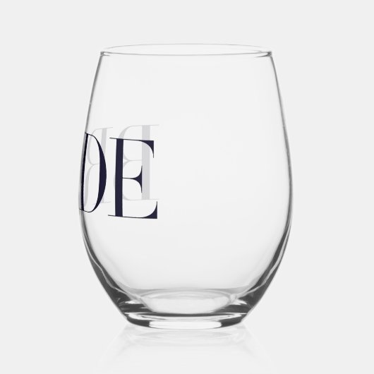 Bride Bridal Bridge soll Weinglas Ohne Stiel (Links)