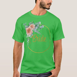 Bride Bridal Wedding Honeymoon Matching Bridal Bac T-Shirt