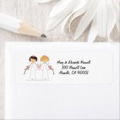 Bride & Bride Address Labels (Insitu)
