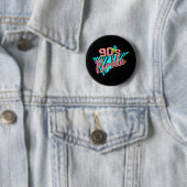 Bride Bride Bridesmaid Retro Matching Bachelorette Button (Beispiel)