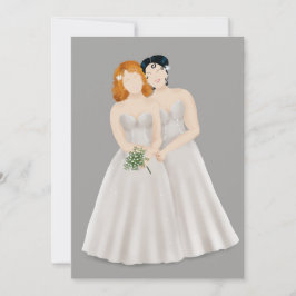 Bride & Bride Save The Date