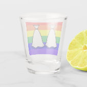 Bride & Bride Schnapsglas (Rückseite)