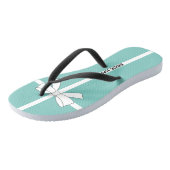 BRIDE & Bridesmaid Personalisiert Dusche Tiara Par Badesandalen (Schrägansicht)