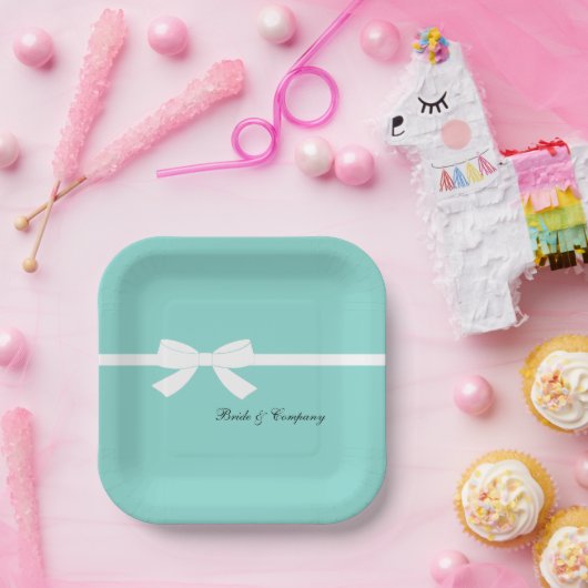 Bride & Bridesmaids Brautparty Celebrate Party Pappteller (Party)