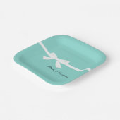 Bride & Bridesmaids Brautparty Celebrate Party Pappteller (Gewinkelt)