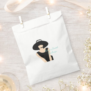 Bride & Bridesmaids Lady & Hat Brautparty Party Geschenktütchen
