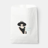 Bride & Bridesmaids Lady & Hat Brautparty Party Geschenktütchen (Vorderseite)