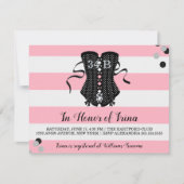 BRIDE & Bridesmaids Ohh Lala Lingerie Dusche Party Einladung (Vorderseite)