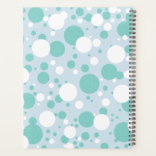 BRIDE & Bridesmaids Polka Dot Brautparty Party Planer (Rückseite)