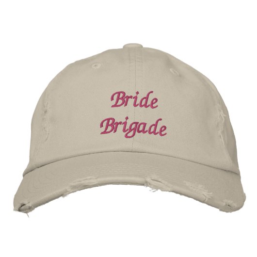 Bride Brigade Bestickte Baseballkappe (Vorderseite)