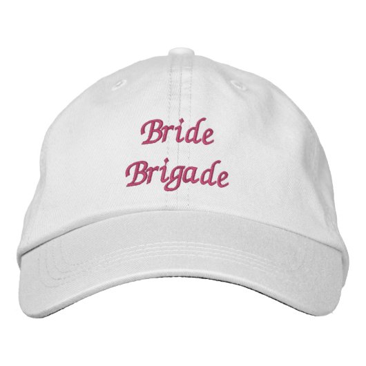 Bride Brigade Bestickte Baseballkappe (Vorderseite)