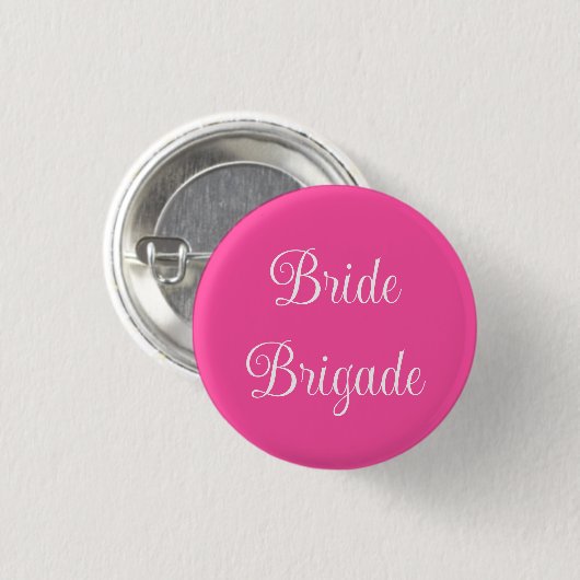Bride Brigade Button (Vorne & Hinten)