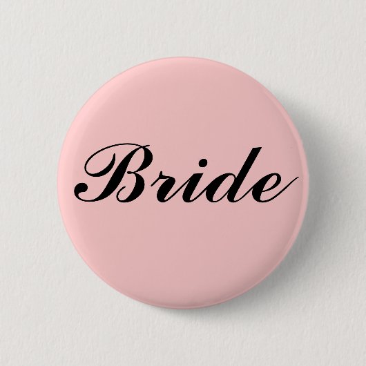 BRIDE BUTTON (Vorderseite)