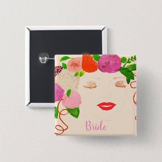 Bride Button (Vorne & Hinten)
