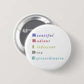 Bride Button (Vorne & Hinten)