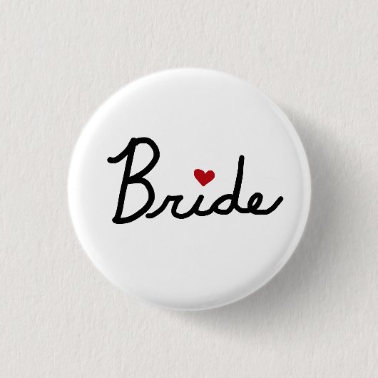 Bride Button (Vorderseite)