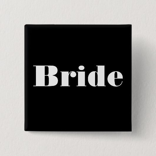 Bride Button (Vorderseite)