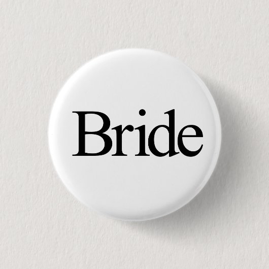 Bride Button (Vorderseite)
