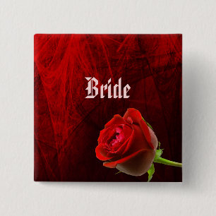 Bride Button für die gotische Rose