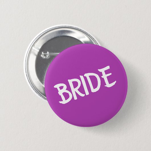Bride Button Violet White (Vorne & Hinten)